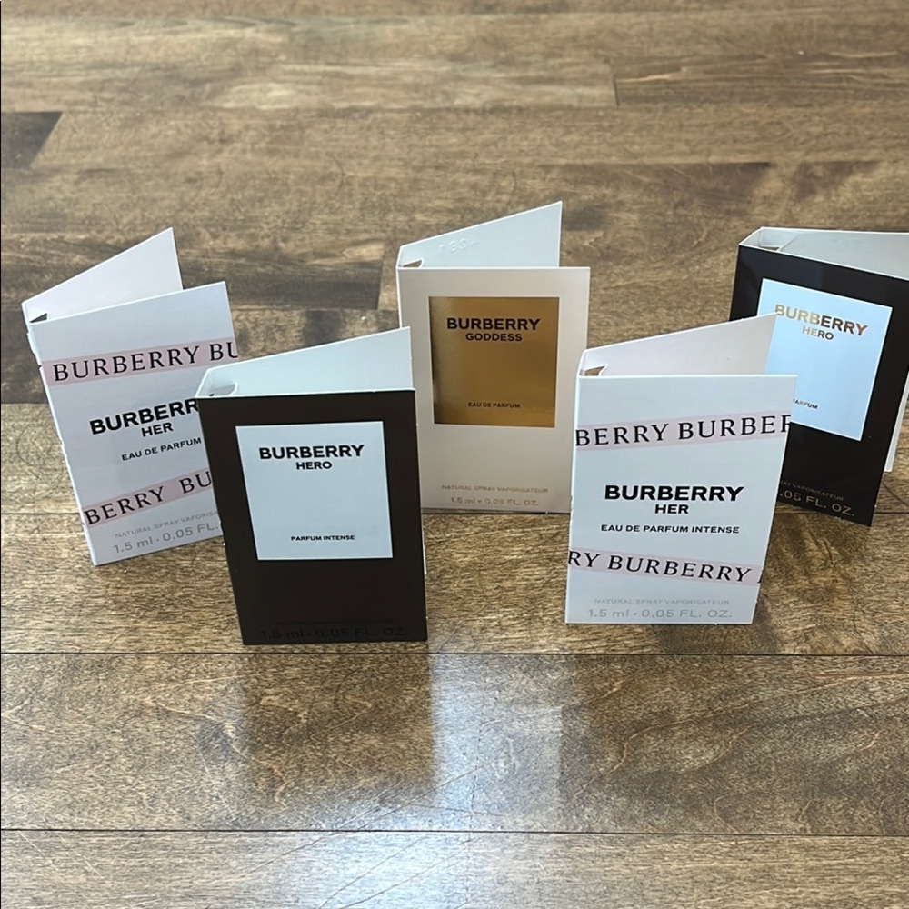 BURBERRY AUTHENTIC NEW Fragrance Sample Set!